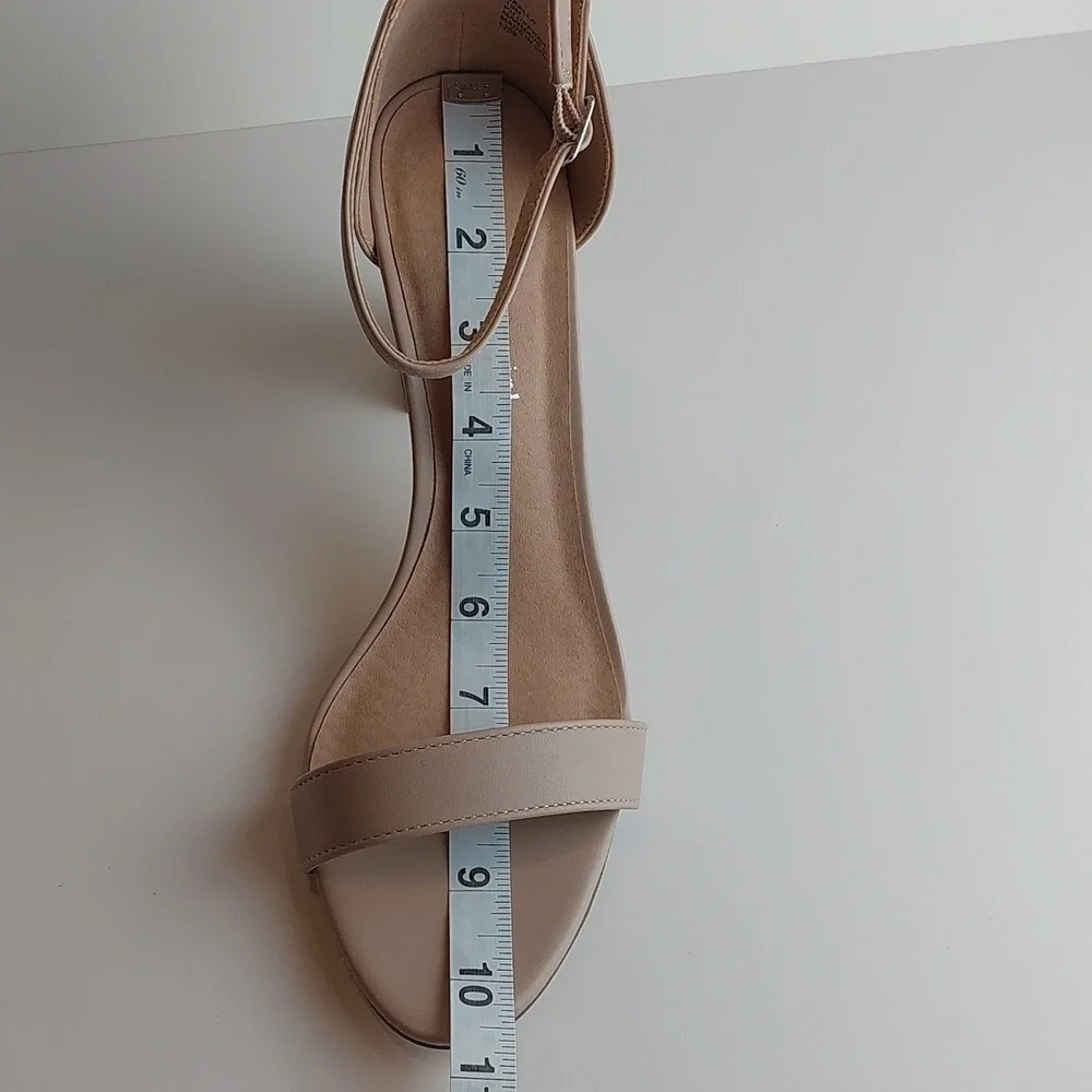 Madden girl beella blush Heel Ankle strap sandals women's size 10‎ M